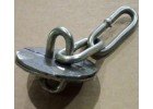 Транспортировочная цепь (черн) с металлическими скребками d 45 мм., шаг 71 мм